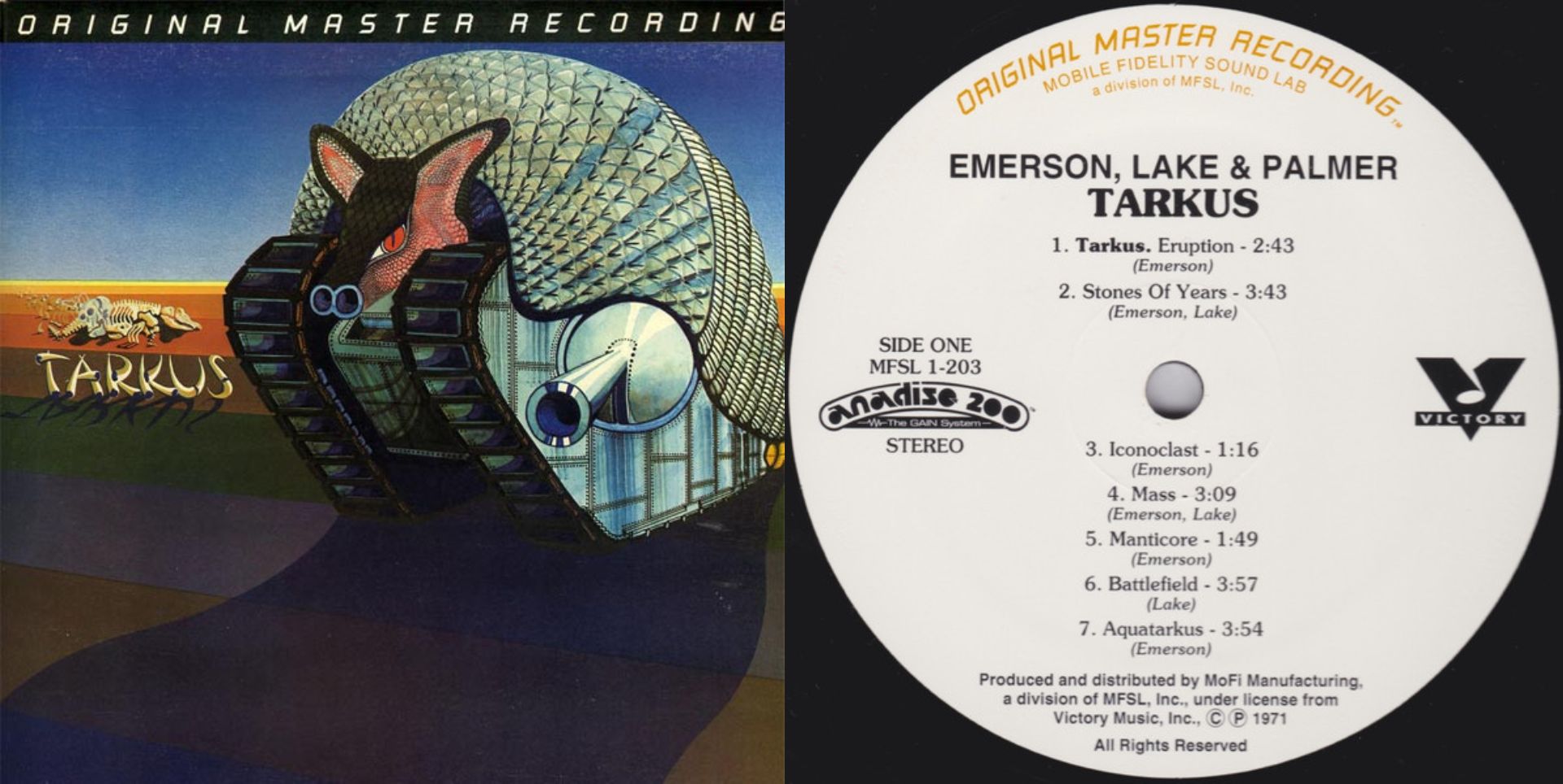 ELP on MoFi - Pt. 2: Tarkus - Groovy Music Club