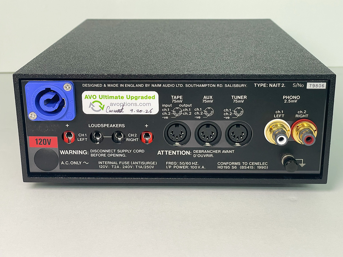 AV Options Ultimate Naim NAIT 2 Restoration - Groovy Music Club